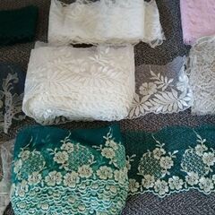 手芸にどうぞ　レースたくさん　ハンドメイドの画像