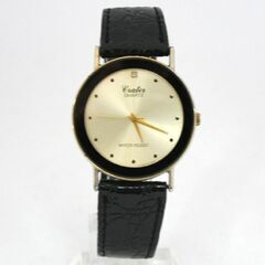 動作品 CITIZEN系 Crater クオーツ式腕時計 3針 JAPAN CBM CORP. KOREA 25年6月電池交換 札幌市 清田区 平岡の画像
