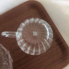 【栗原はるみ】ガラスティーカップ＆ソーサー　１客の画像