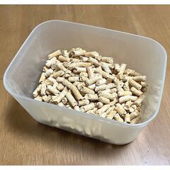 【お取引き進行中】猫用トイレ＆トイレ用木製ペレット35kgの画像
