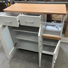 キッチンカウンター⭐︎食器棚⭐︎レンジ台⭐︎複数台購入可！【475】の画像