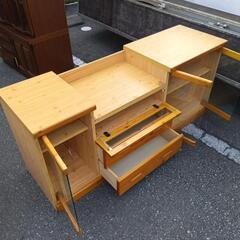 木製テレビ台の画像