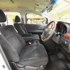【売約済】H22年式　トヨタ　ヴェルファイア　２．４Ｚプラチナムセレクション　ＥＴＣ　純正ナビ　フルセグＴＶ　バックモニター　フリップダウンモニター　両側パワースライドドア　パワーバックドア　クリアランスソナー　ＴＲＤローダウンサス　車検整備付き　走行５万キロ台の画像