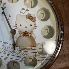 キティちゃんの時計の画像