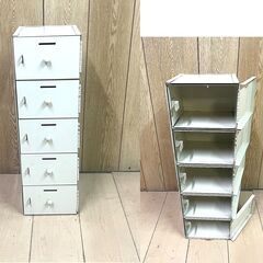 レトロ　集合ポスト　メールボックス　５段　スチール　郵便受け　60×18×18　寮　アパート　社宅の画像