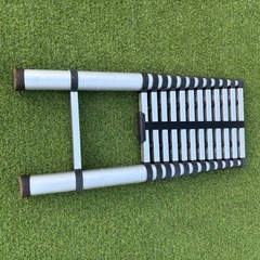 【お取引中】アルミ製 伸縮ハシゴ 約3.8m 高所作業 DIY 持ち運び梯子の画像