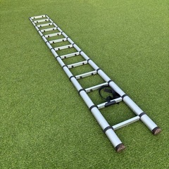 【お取引中】アルミ製 伸縮ハシゴ 約3.8m 高所作業 DIY 持ち運び梯子の画像