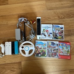 W i iゲームセット　（本体ジャンク品）