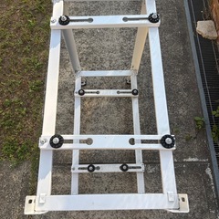 パナソニックエオリアルームエアコン2019年製室外機設置台付きの画像