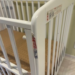 KATOJI  ベビーベッド（レギュラーサイズ）ホワイト　の画像