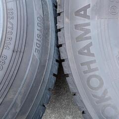 冬 185/70R14 ヨコハマ【富山】ノート カローラ フィールダー フリード 2020ｙ中古４本の画像