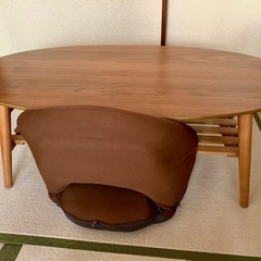 ローテーブル(座卓),  座椅子セット