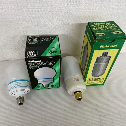 National】ナショナル ライトカプセル 電球型蛍光灯 3個セット