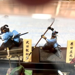 新撰組額とフィギュア8人衆　2点まとめて　幕末　インテリア　武士　武士道の画像