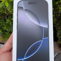  iPhone 16 Pro 256GB ブラック　 開封未使用...