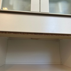 ※決まりました【ニトリ】白の食器棚の画像