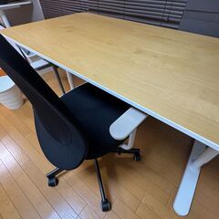 【無料】オフィス用デスクと椅子セット！即日引き取りOK・港北区
