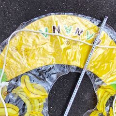 子供用浮き輪　90cm　ロープ付き　内部補助袋付き　１つの画像