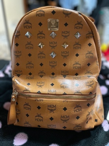 MCM リュックサック ウエストポーチ オレンジ ブルー