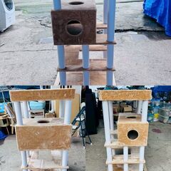 【❗️✨猫まっしぐら✨❗️】猫ちゃん用タワー🧶説明書なし🌟猫用遊具✨の画像
