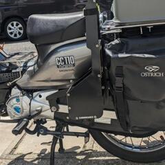値下げ　クロスカブ　スーパーカブJA10用　エンデュランス　ロッドホルダー　ロッドケースの画像