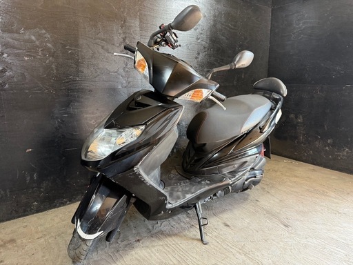 ★支払総額7.5万円★激安バイク続々入荷中！ 野田納車可能です！ ヤマハ シグナス2型 黒 SE44J 人気のシグナス！国内2型キック付き！ 4スト！バックレスト！ サイスタ付き！ フロントディスクブレーキ！