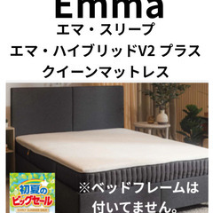 初夏のビックセール！札幌市近郊の方限定！送料無料！エマ・スリープ...