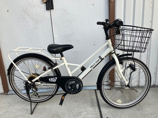 子供自転車22インチオートライト6段変速シフトワイヤー新品交換