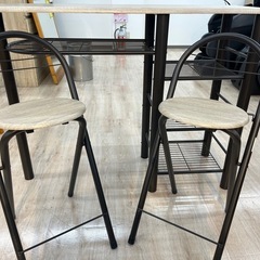 【ジャングルジャングル岸和田和泉インター店】 カウンターテーブルセット アイボリー 和泉市 堺市 岸和田市 泉大津市 高石市 泉北郡熊取町の画像
