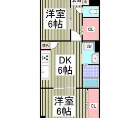 💚💛フリーレント1ヶ月付き💛💚敷礼ゼロ✨花崎駅徒歩12分🌈賃料6...