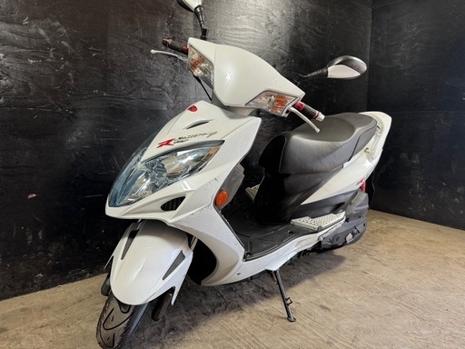 ★支払い総額6.8万円★関東圏内即日配送可能！キムコ レーシング125Fi 社外マフラー！4スト、インジェクション！サイスタ付き！