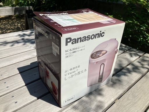 電気ポット　Panasonic 説明書有り 