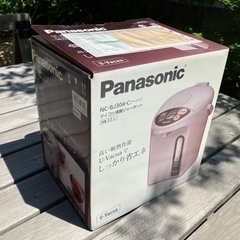 電気ポット　Panasonic 説明書有り の画像