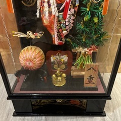 正月 羽子板 正月人形の画像