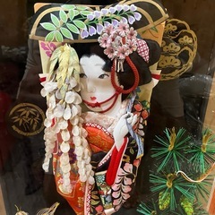 正月 羽子板 正月人形の画像