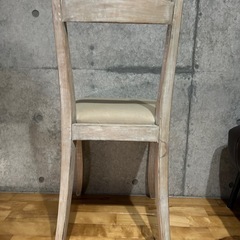 アンティーク椅子(ホワイト)の画像