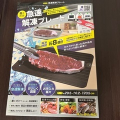急速解凍プレート