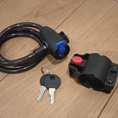 【未使用品】自転車用ワイヤーロックの画像