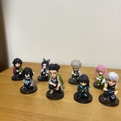 鬼滅の刃　柱８人　集結　フィギュアの画像