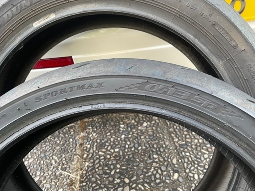 ダンロップα13sp 110/70と140/70の17 (J) 南千里のタイヤ