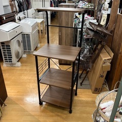 【リサイクル市場エコ伊川谷】NITORI / ニトリ レンジラック 幅49高さ131奥行き42cm 【取りに来られる方限定】の画像