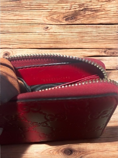 GUCCI グッチ シマ GG ラウンドファスナー 長財布