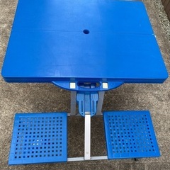 折りたたみキャンプテーブルセット（取引完了)の画像