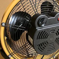 外箱なし キャタピラー CAT サーキュレーター スタンド式 扇風機 HVP-14S180 黒・黄の画像