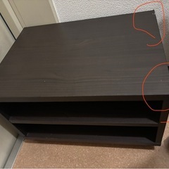 キャスター付き サイドテーブル 収納家具
