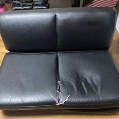 （差し上げます）ソファベッド（2人掛け）の画像