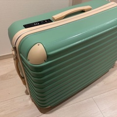 中古キャリーケース　60L ライトグリーンの画像