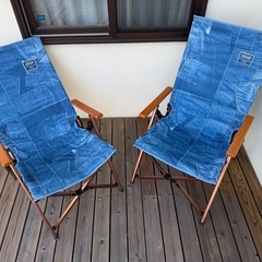 廃盤品】Coleman コールマン IL リゾートチェア デニム 2脚