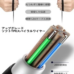 【新品】有線イヤホン HiFi音質 USB-C 人間工学 音量調整 DAC重低音 クリア通話 遅延なし 雑音なし マイク付き ノイズキャンセリングの画像