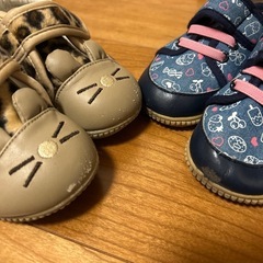 音の鳴る靴　14cm ベビーシューズ　靴　の画像